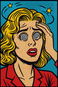 Not drunk. Just dizzy.